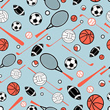pattern of sporting goods