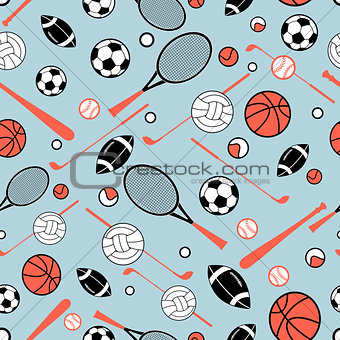 pattern of sporting goods