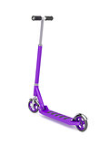 Purple push scooter