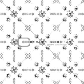 Abstract pattern in Oriental style. Design wall and floor tiles.