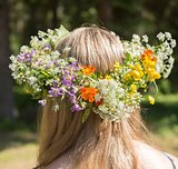 Swedish Midsummer Headgear Traditional