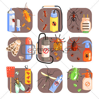 Pests And Measures For Their Extermination Set