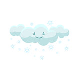 White Snowing Cloud