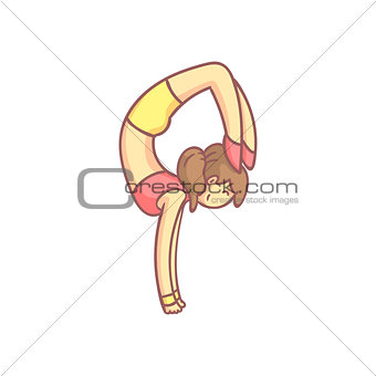 Woman Doing Advanced Hand Stand Yoga Pose