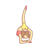 Girl Doing Advanced Yoga Back Bend
