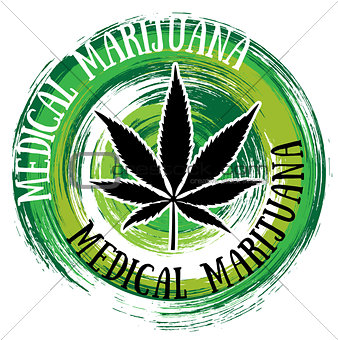 medical cannabis marijuana leaf green textured background