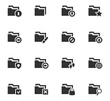 Folders icons set