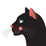 Portrait Black panther