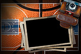 Basketball - Old Camera and Photo Frames