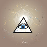 Graphic All-seeing eye