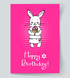 Greeting Card "Happy birthday" 
