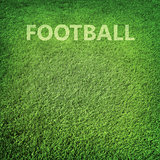 Green grass football background