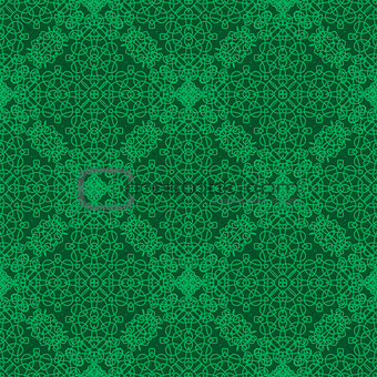 Seamless Texture on Green. Element for Design