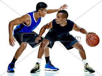 basketball players men Isolated