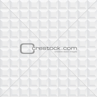 White ceramic cubes texture - seamless.