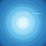 Blue round abstract background.