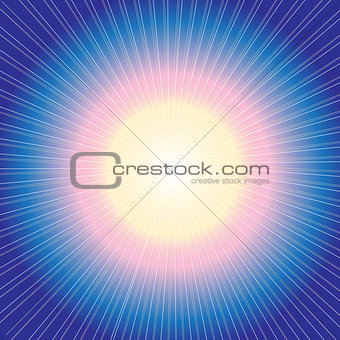 Abstract background with rays 