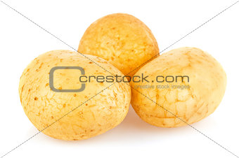 New fresh raw organic potatoes