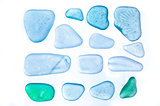 Beautiful stones, sea-glass