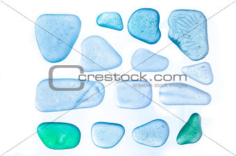Beautiful stones, sea-glass