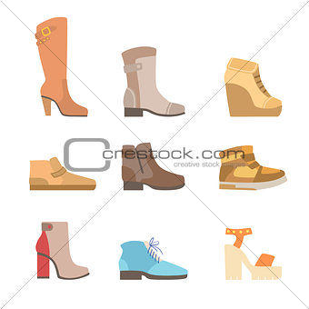 Different Shoes Assortment