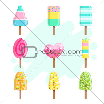 Ice Creams On Stick Collection