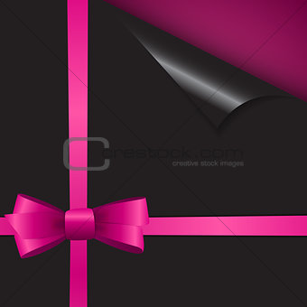 Papers with Different Corner, Bow and Ribbon and Place for Your 