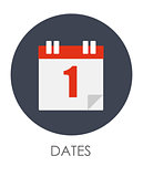 Dates Flat Icon