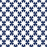 Blue and White Hypnotic Background Seamless Pattern.