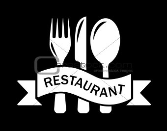 art style restaurant symbol