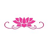 Lotus Flower Vector Logo Illustration