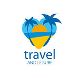 Vector logo travel