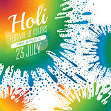 Holi festival poster