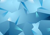 Blue technology polygonal vector background