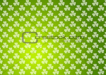 Clovers shamrocks green abstract texture background