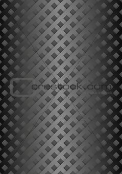 Abstract dark grey vector mesh background