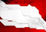 Red grey tech corporate background