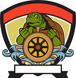 Ridley Turtle At Helm Crest Retro