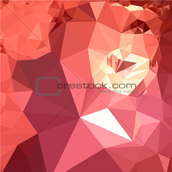 Bittersweet Red Abstract Low Polygon Background