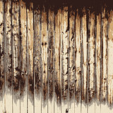 Wooden texture background, Realistic plank. Vector illustration.