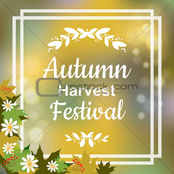 Autumn harvest festival
