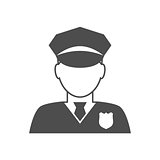 Police officer avatar icon