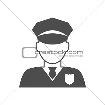 Police officer avatar icon