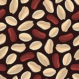 peanuts seamless background