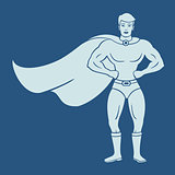 Superhero vector illustration