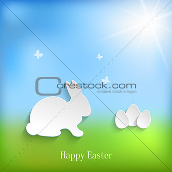 Cute Easter Rabbit Bunny