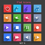 Flat Application Icons Set 9