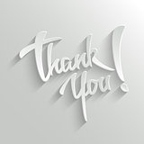 Thank You lettering Greeting Card