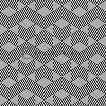 Seamless geometric zig zag pattern.