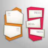 vector patch banners